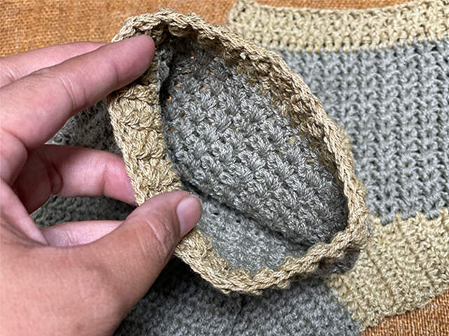 asana HEMP100% 手編みソックス・草木染め 