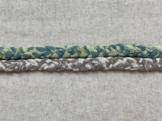 asana ヘンプコットン 三つ編み タッセル付きベルト