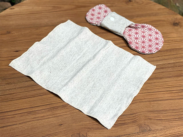 asana ヘンプコットン 麻柄プリント 布ナプキン