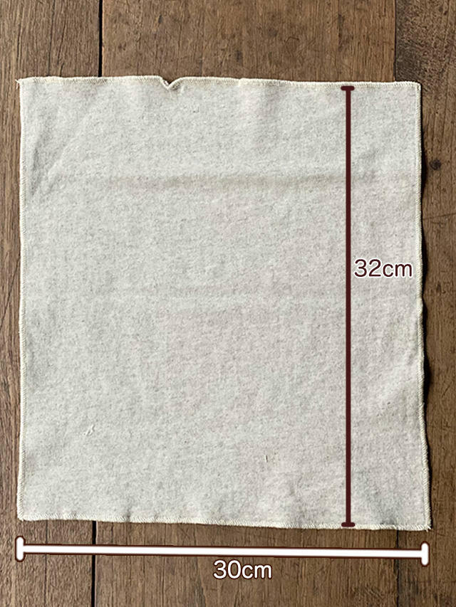 asana ヘンプコットン 麻柄プリント 布ナプキン