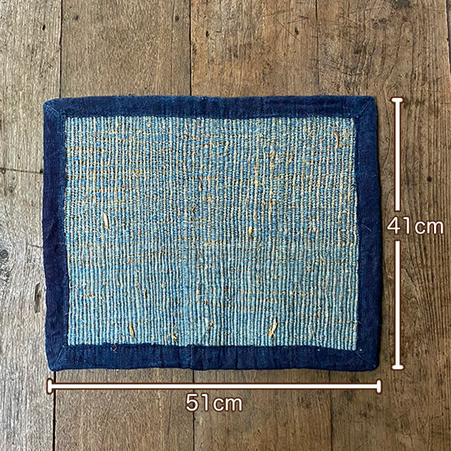 asana HEMP100% マルチマット・インディゴ草木染め