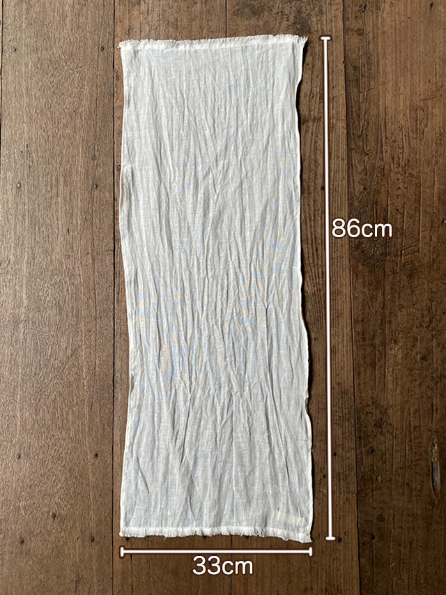 asana HEMP100% ガーゼ 手ぬぐい・きなり