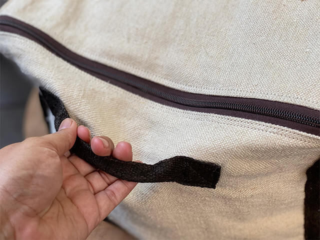 asana HEMP100% 収納バッグ