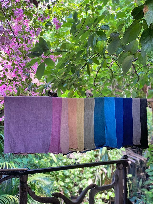 asana HEMP100% 手織り 手ぬぐい・草木染め【パヤカ オンラインショップ】