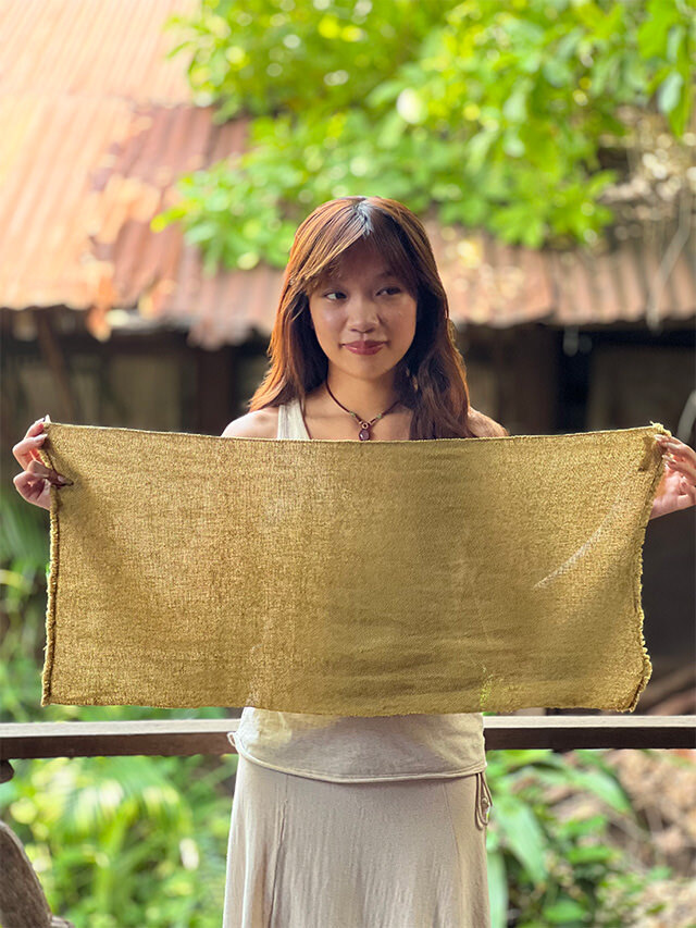 asana HEMP100% 手織り 手ぬぐい・草木染め【パヤカ オンラインショップ】