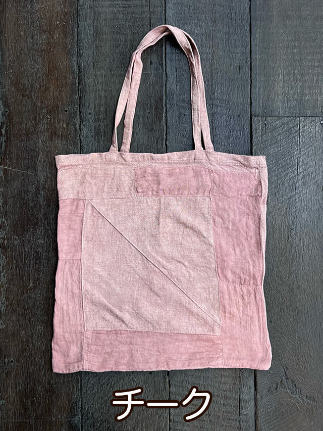 アバカ　バンブーバッグ　M+abaca 花繋ぎ　夏単衣　6464 アバカ バンブーバッグ M+abaca 花繋ぎ 夏単衣 6464