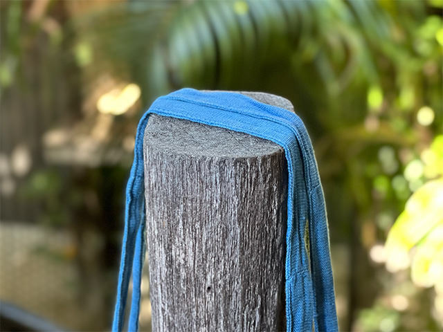 asana HEMP100% 端切れ エコバック・草木染め