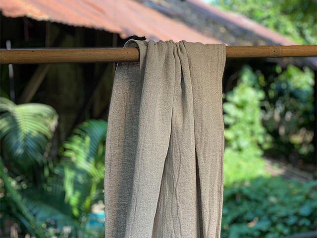 asana HEMP100% 厚手 ショール・きなり