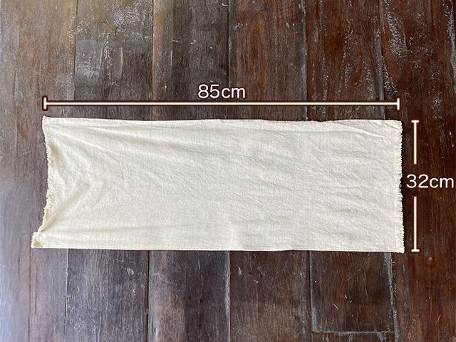 asana HEMP100% 手ぬぐい・きなり