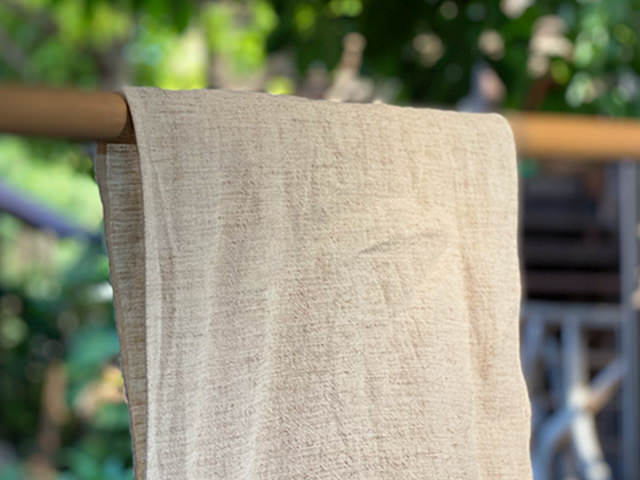 asana HEMP100% 手ぬぐい・きなり