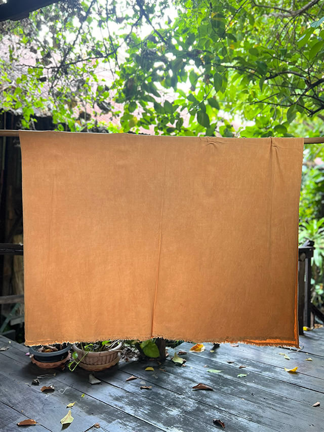 asana HEMP100% テロテロ マルチクロス・草木染め【パヤカ オンライン