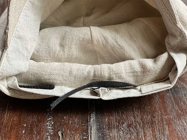 asana HEMP100% ターバン キャップ・きなり