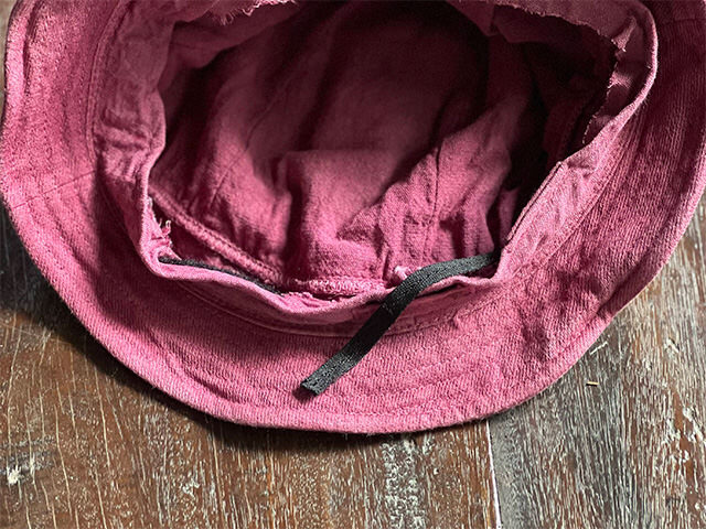 asana HEMP100% ヤーオ ハット・草木染め