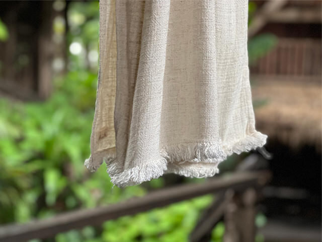 asana HEMP100% 手ぬぐい・きなり