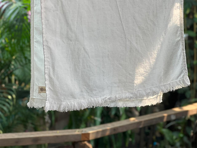 asana HEMP100% 手ぬぐい・きなり