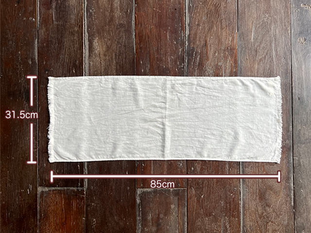 asana HEMP100% 手ぬぐい・きなり