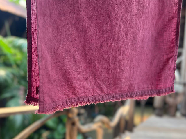 asana HEMP100% 手ぬぐい・きなり