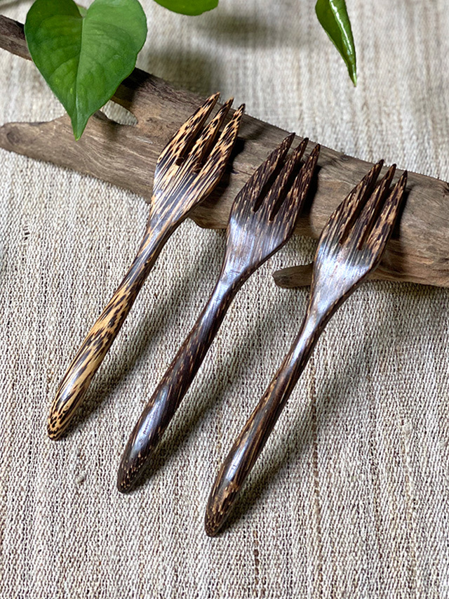 ヤシの木 デザートフォーク【パヤカ オンラインショップ】