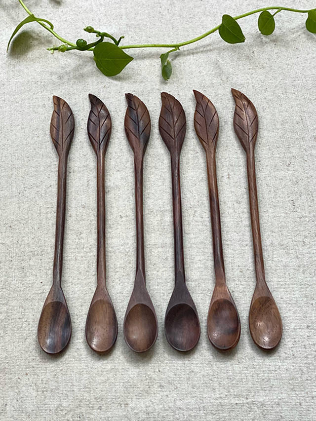 WOOD 葉っぱのマドラー【パヤカ オンラインショップ】
