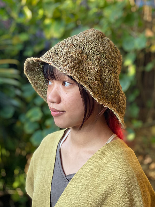 激安人気新品 HEMP100% オンラインショップ】 手織り精麻ハット【パヤカ 帽子