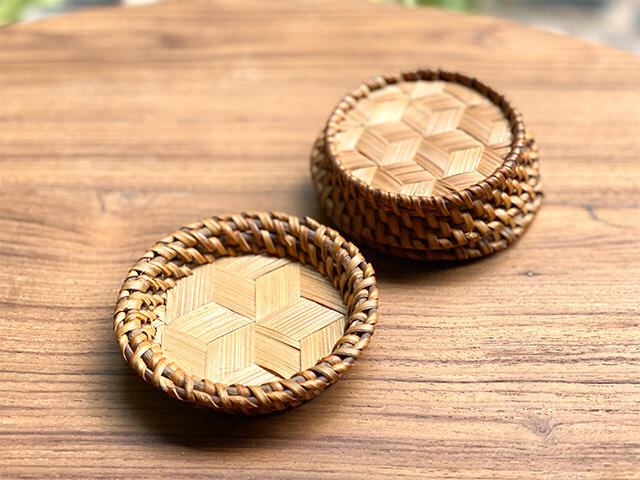 存在感抜群 バンブーチョーカー BAMBOO バイカラー バンブー コースター【パヤカ オンラインショップ】