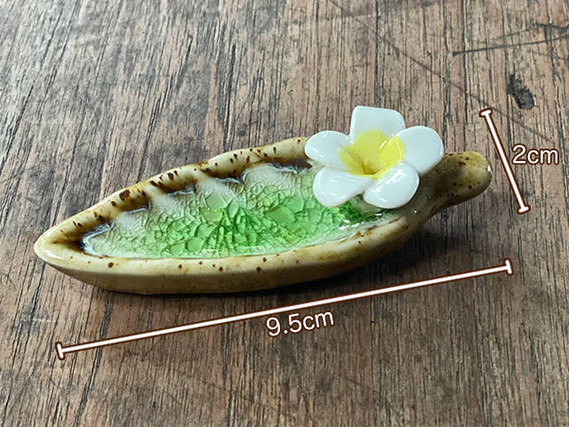 陶器 プルメリア お香立て