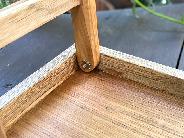 チーク WOOD 折りたたみ ローテーブル
