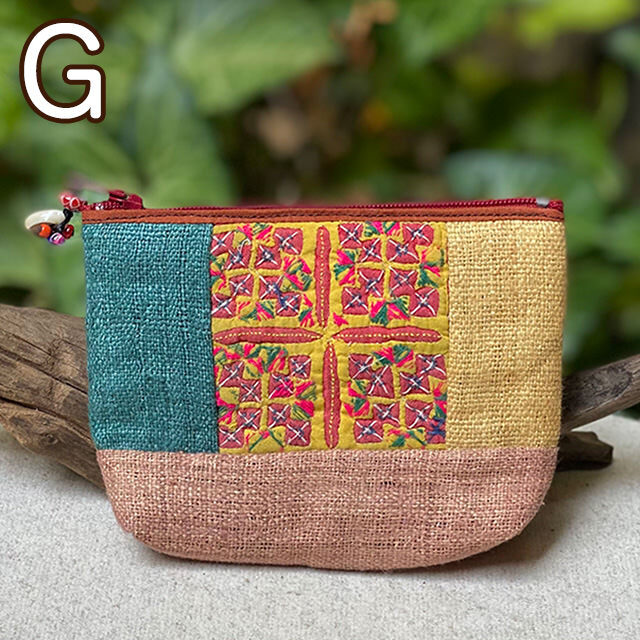 エスニック　ベスト　ヤオ族　モン族　注文商品　新品　タイ製 エスニックトップスヤオ族手刺繍手織り麻衣類注文品新品タイ製