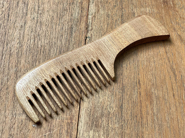 WOOD 手付き くし・粗目 小