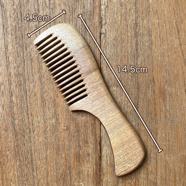 WOOD 手付き くし・粗目 小