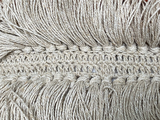 HEMP100% ふさふさ ポーチ