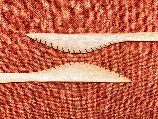 WOOD100% ギザギザ ナイフ