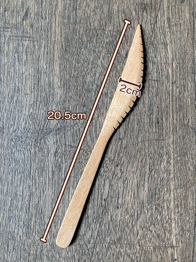 WOOD100% ギザギザ ナイフ