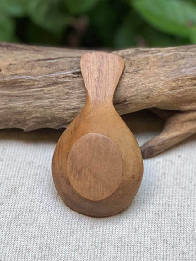 最終値下げ‼️1226 淡い木目の茶道具 チークWOOD 茶さじ【パヤカ オンラインショップ】