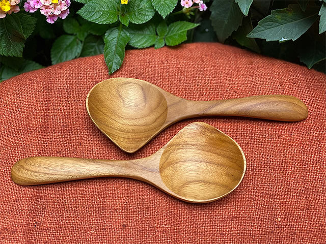 チーク WOOD ソース スプーン