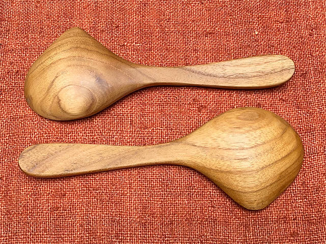 チーク WOOD ソース スプーン