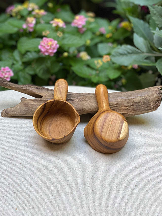 チークWOOD ソースカップ【パヤカ オンラインショップ】