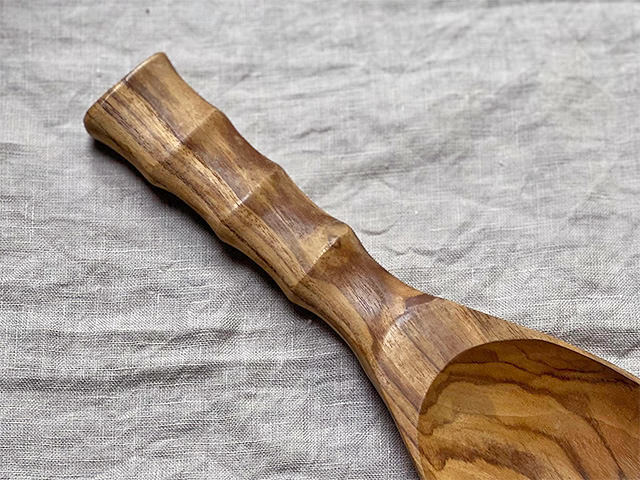 チークWOOD しゃもじ スプーン