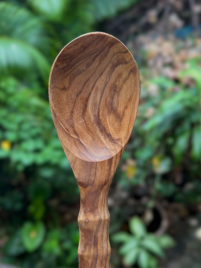 チークWOOD しゃもじ スプーン【パヤカ オンラインショップ】