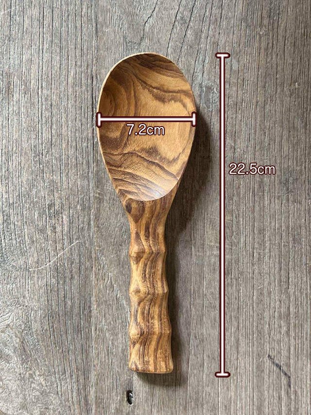 チークWOOD しゃもじ スプーン