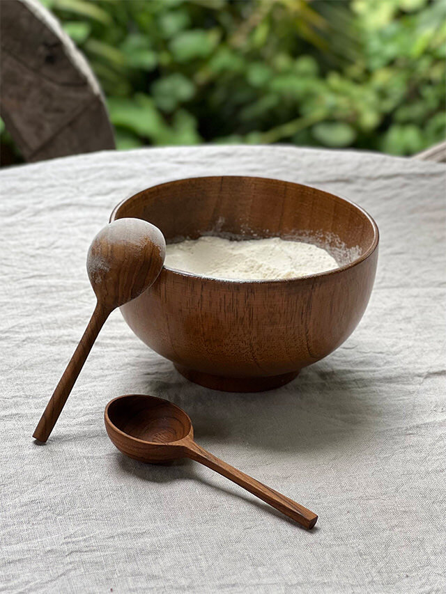 空＊木皿 スプーン チークWOOD メジャー スプーン【パヤカ オンラインショップ】