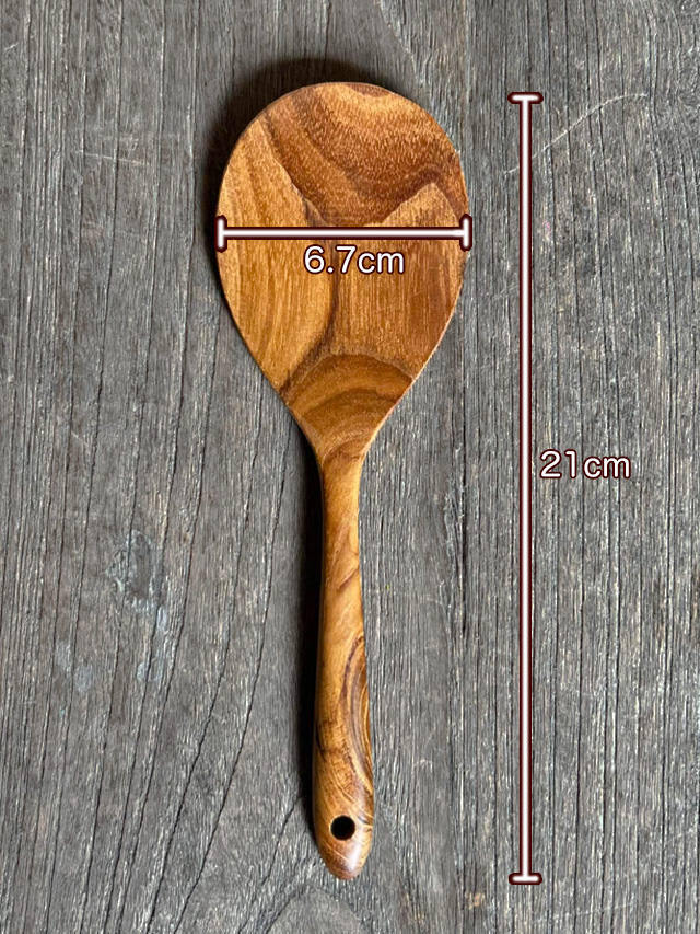 チークWOOD しゃもじ