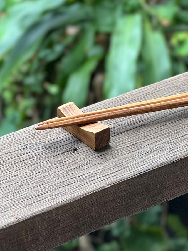 チークWOOD 箸置き【パヤカ オンラインショップ】