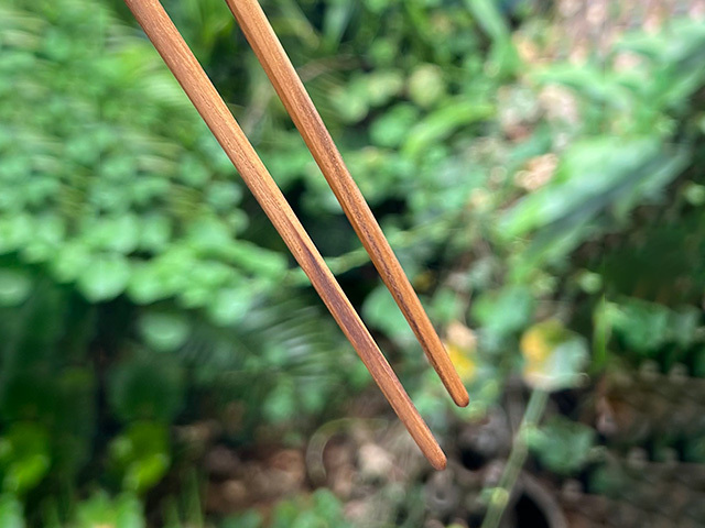 チークWOOD 六角形 箸 