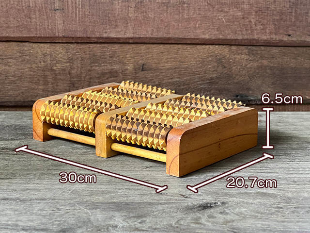 WOOD 足つぼ マッサージ ローラー・大【パヤカ オンラインショップ】