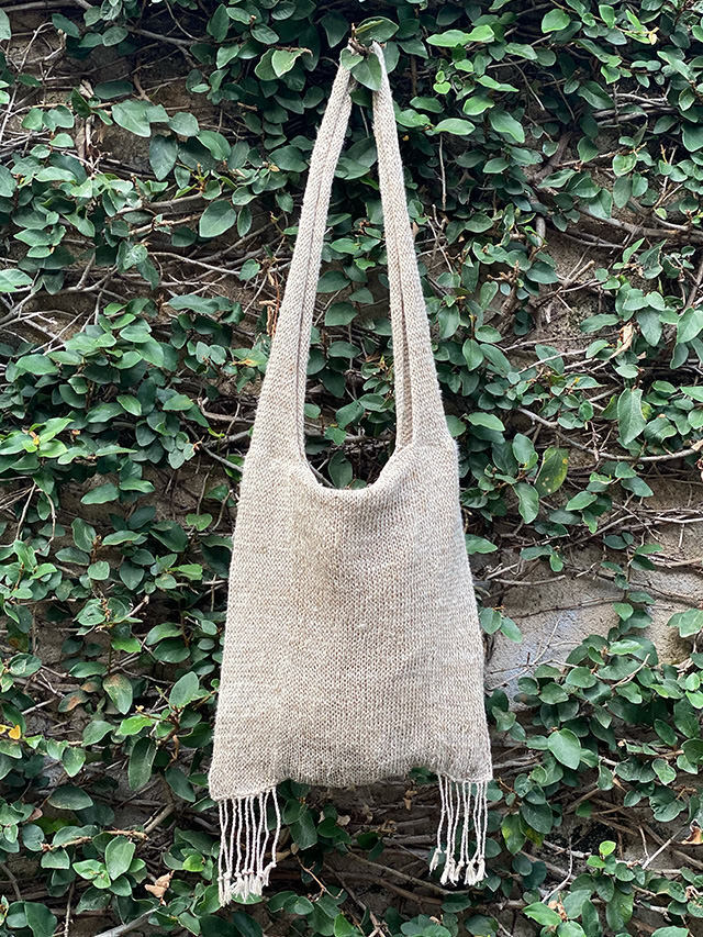 HEMP100% ニット 手編み カレン族 バッグ【パヤカ オンラインショップ】 