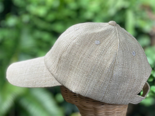 HEMP100% 手織り キャップ