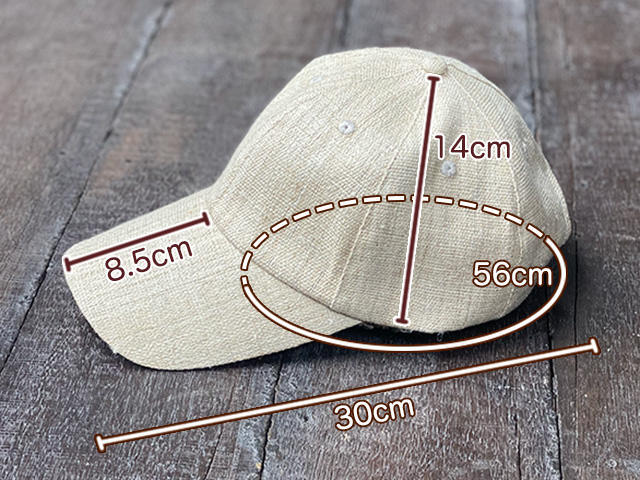 HEMP100% 手織り キャップ