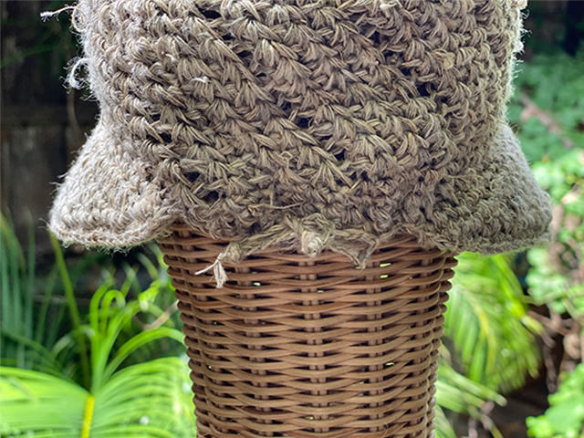 帽子材料　シゾールアジロ編み　キャペリン２枚 帽子材料 シゾールアジロ編み キャペリン2枚 手芸素材・材料