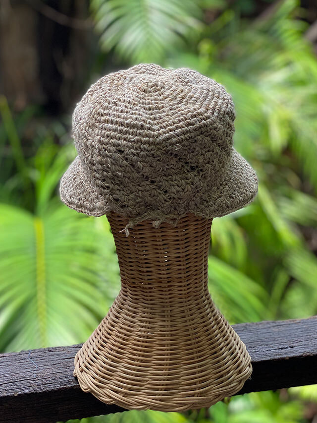 HEMP100% ニット 手編み キャップ【パヤカ オンラインショップ】